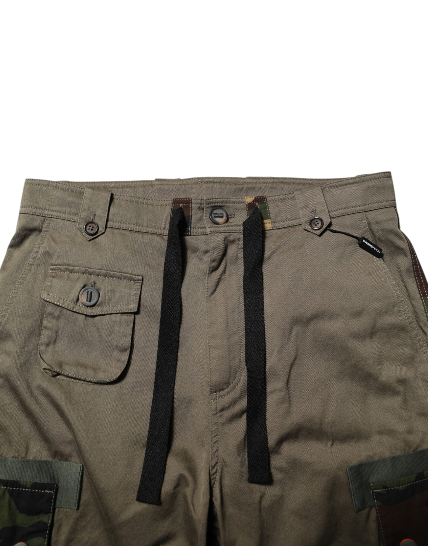 Pantalones cargo de camuflaje de algodón marrón