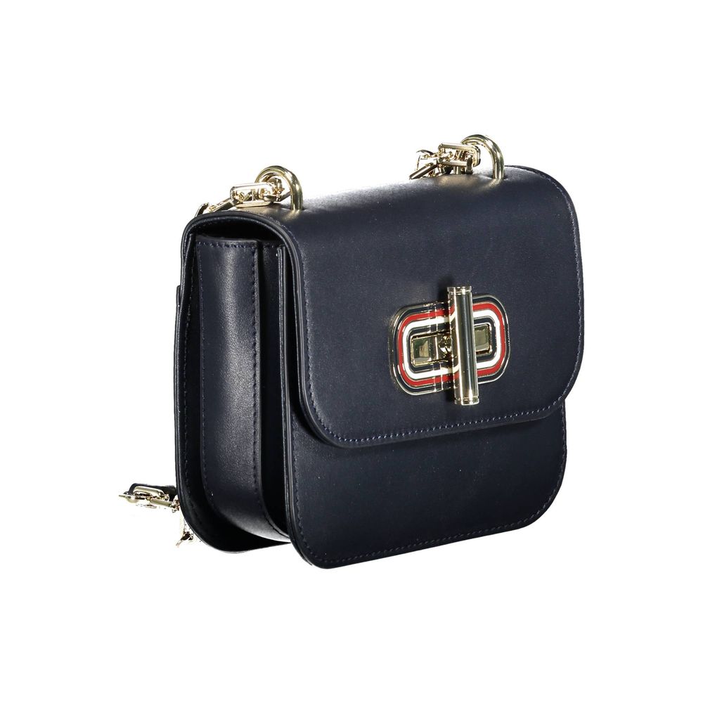 Sac à main en cuir bleu