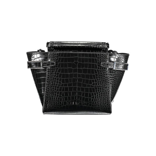 Sac à main en polyéthylène noir
