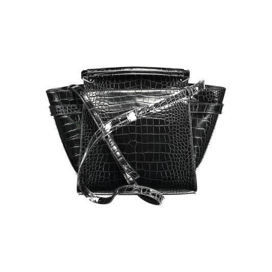 Sac à main en polyéthylène noir