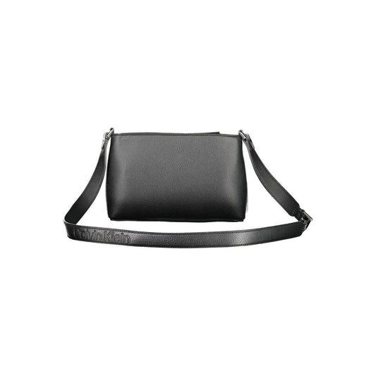 Sac à main en polyester noir