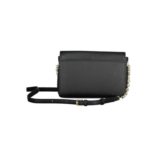 Sac à main en polyester noir