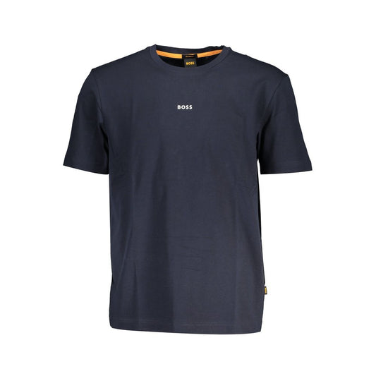T-shirt en coton bleu