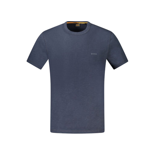T-shirt en coton bleu