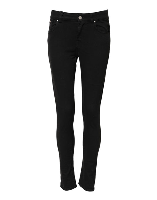 Jean slim en coton stretch noir