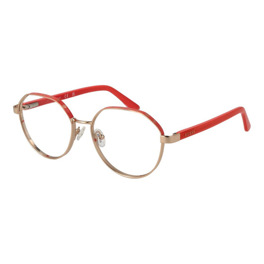 Montures optiques dorées pour femmes
