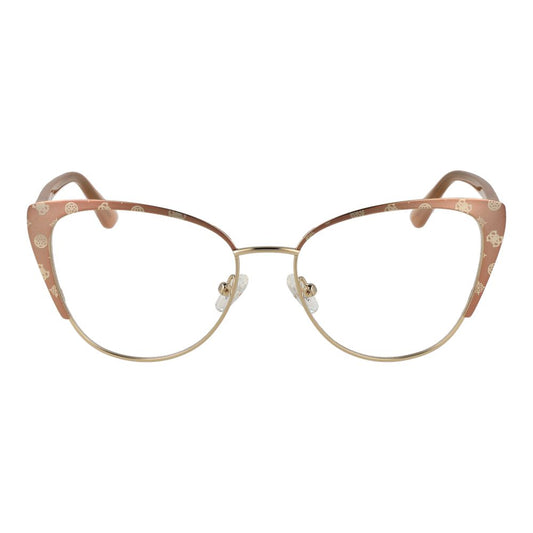 Montures optiques dorées pour femmes