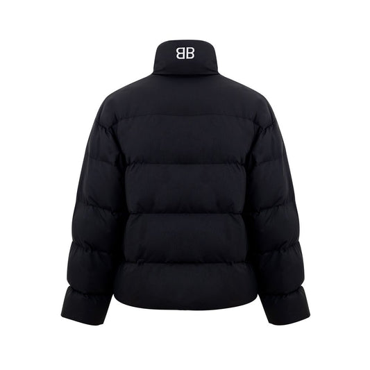 Chaquetas y abrigos de poliamida negra