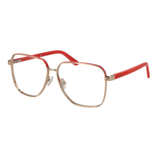 Montures optiques dorées pour femmes