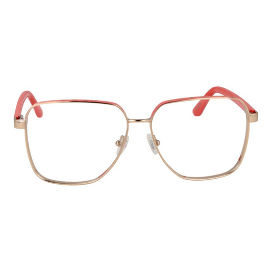 Montures optiques dorées pour femmes