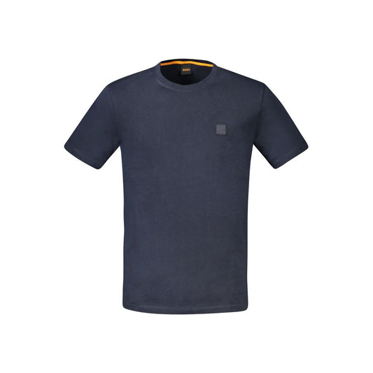 T-shirt homme en coton bleu
