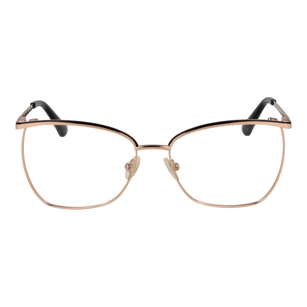 Montures optiques pour femmes en or rose