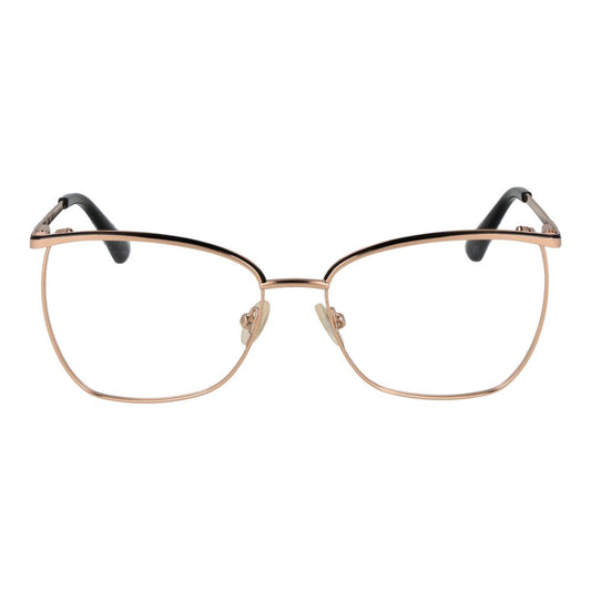 Montures optiques pour femmes en or rose
