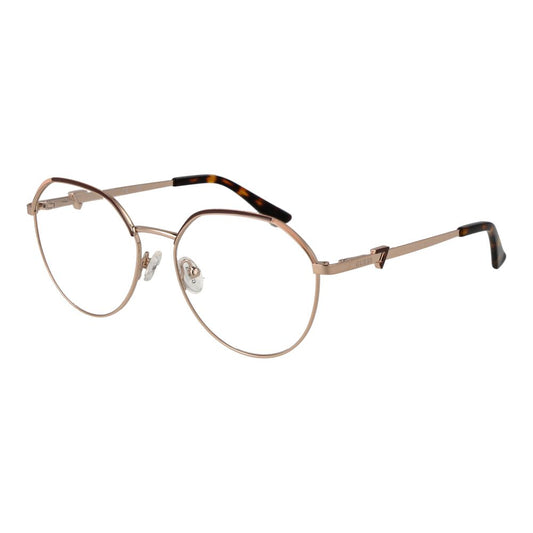 Montures optiques dorées pour femmes