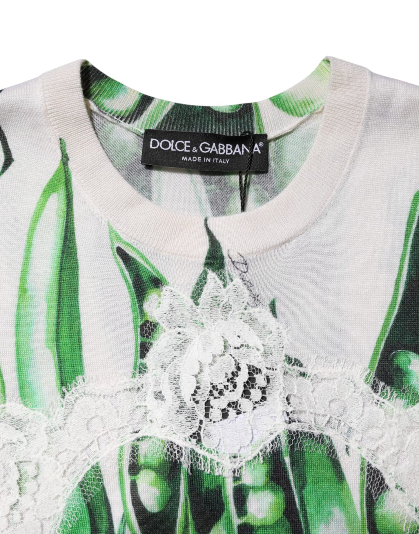 Blusa sin mangas con estampado de guisantes verdes y blancos