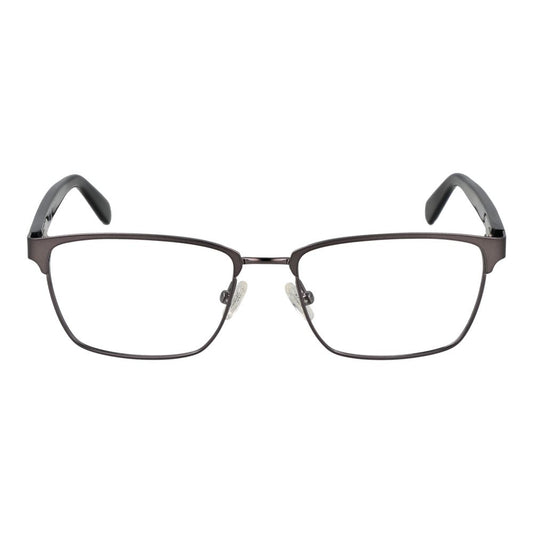 Montures optiques argentées pour hommes