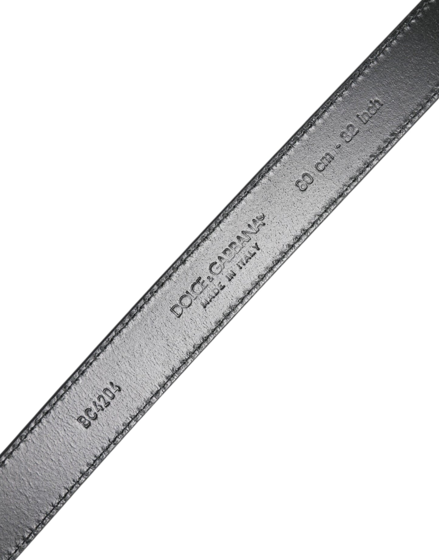 Cinturón clásico de cuero azul con hebilla metálica con el logotipo DG