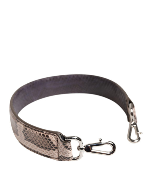 Correa de hombro para bolso de cuero exótico beige