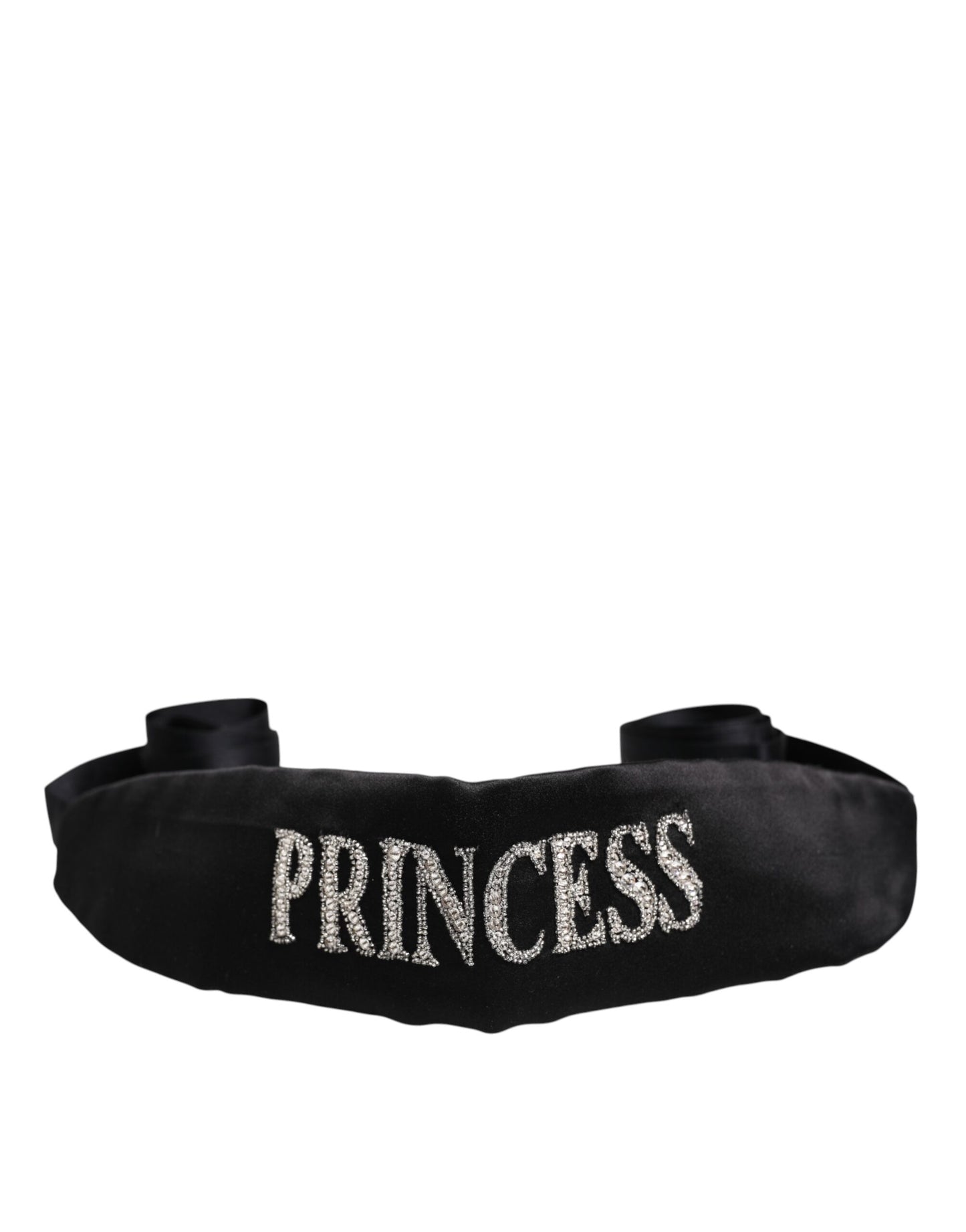 Ceinture tressée fantaisie princesse noire