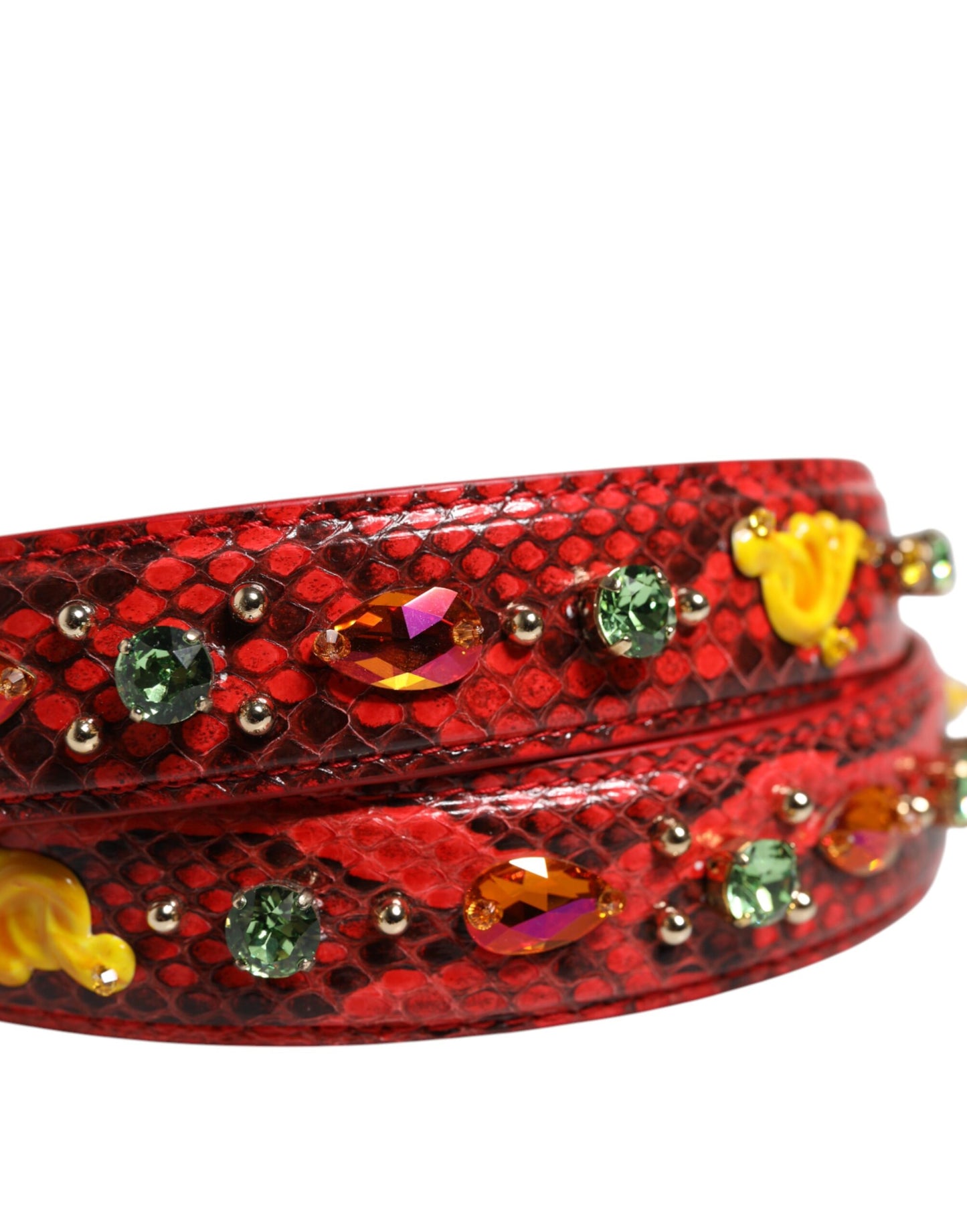 Correa de hombro para bolso con adornos multicolores