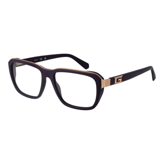 Montures optiques violettes pour hommes