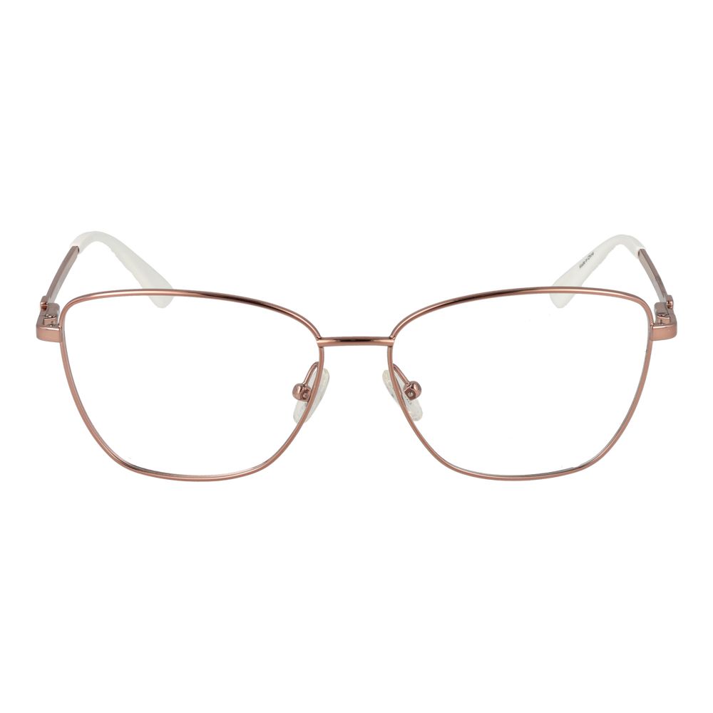 Montures optiques pour femmes en or rose