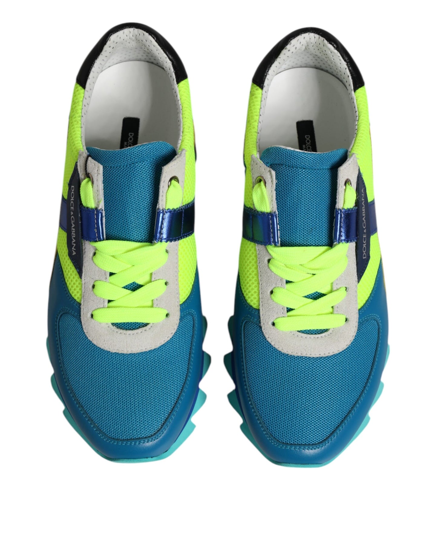Zapatillas deportivas bajas de cuero multicolor para hombre