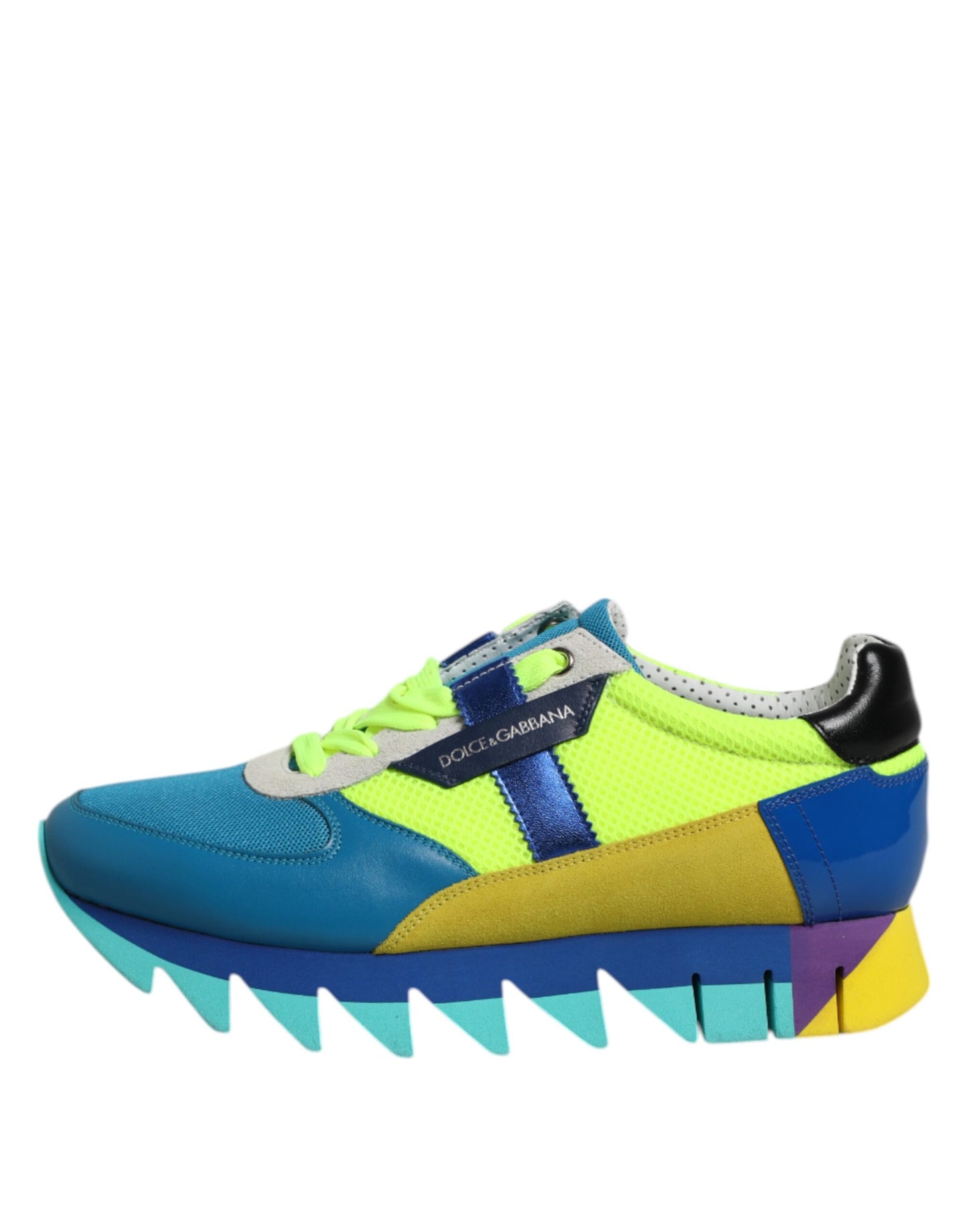 Zapatillas deportivas bajas de cuero multicolor para hombre