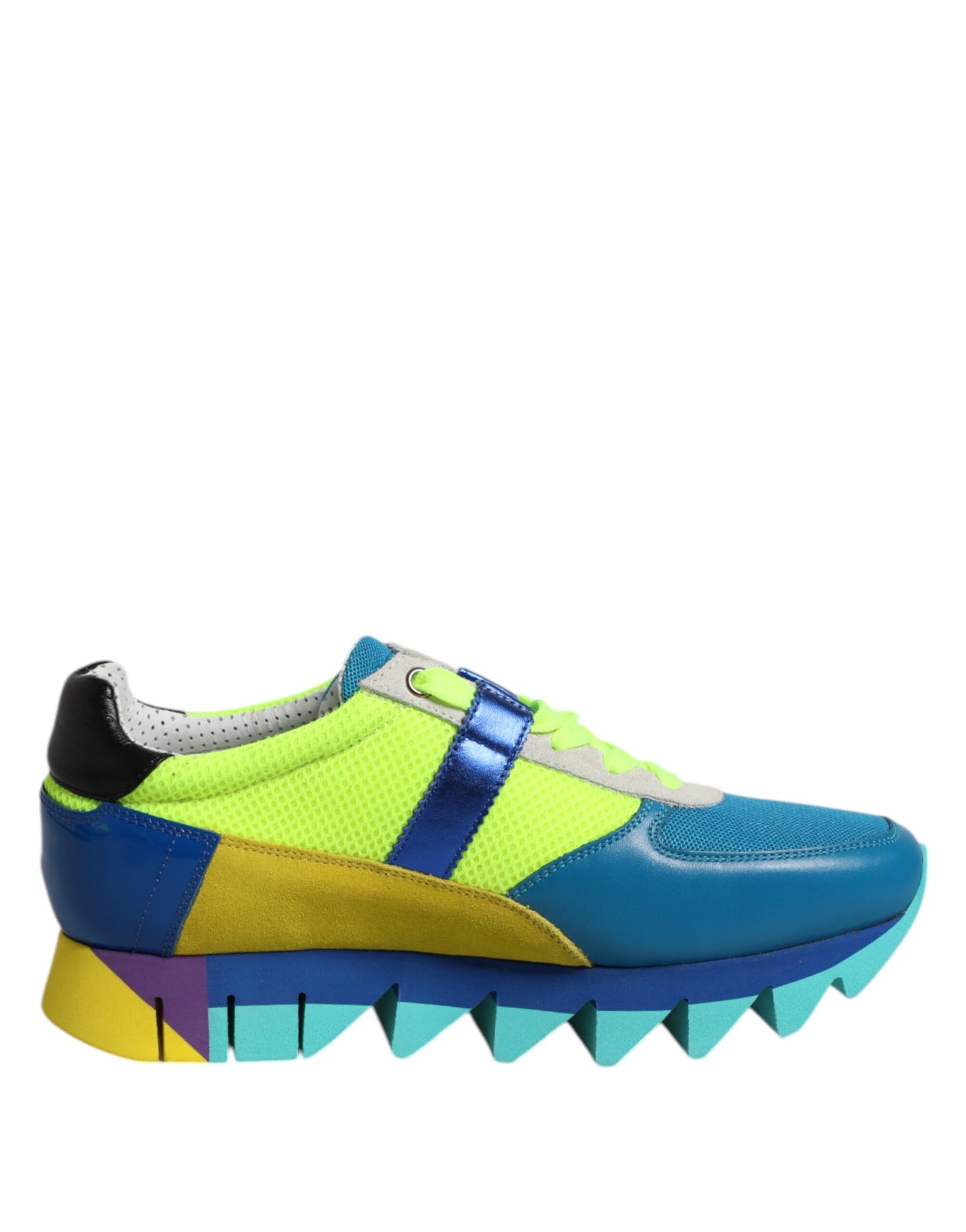 Zapatillas deportivas bajas de cuero multicolor para hombre