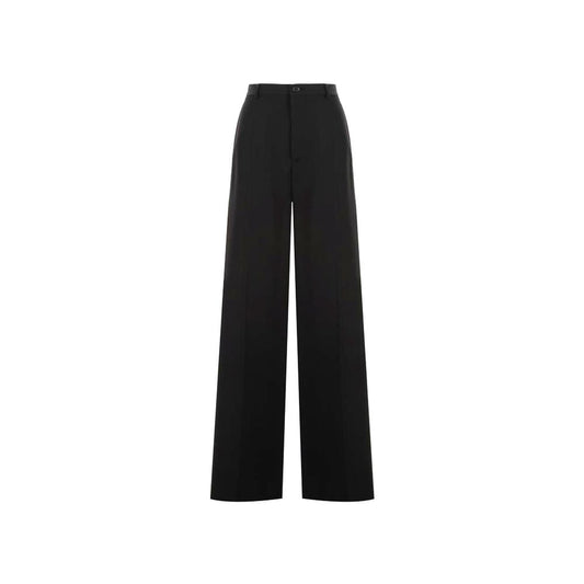 Pantalones acampanados de lana