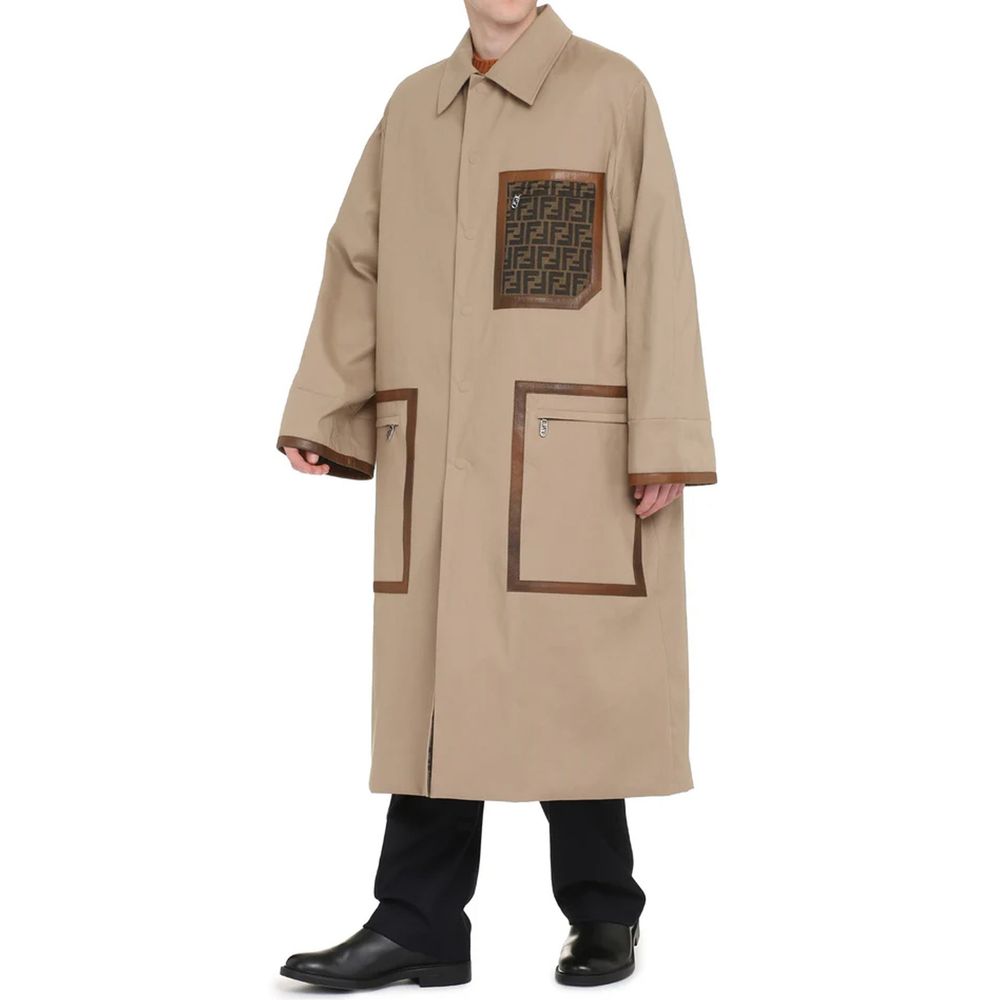 Gabardina reversible