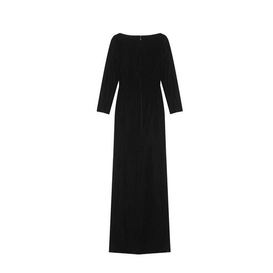 Vestido largo de terciopelo