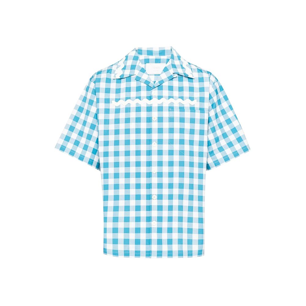 Chemise en coton à carreaux