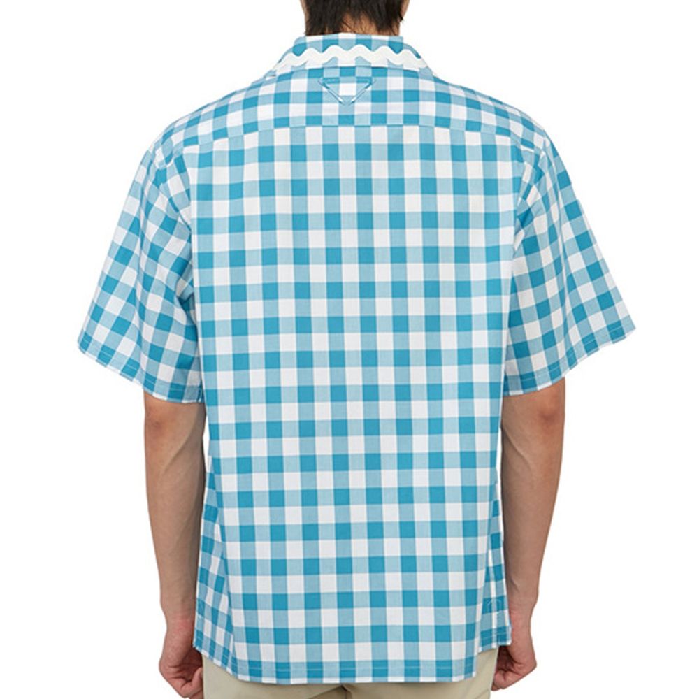 Chemise en coton à carreaux