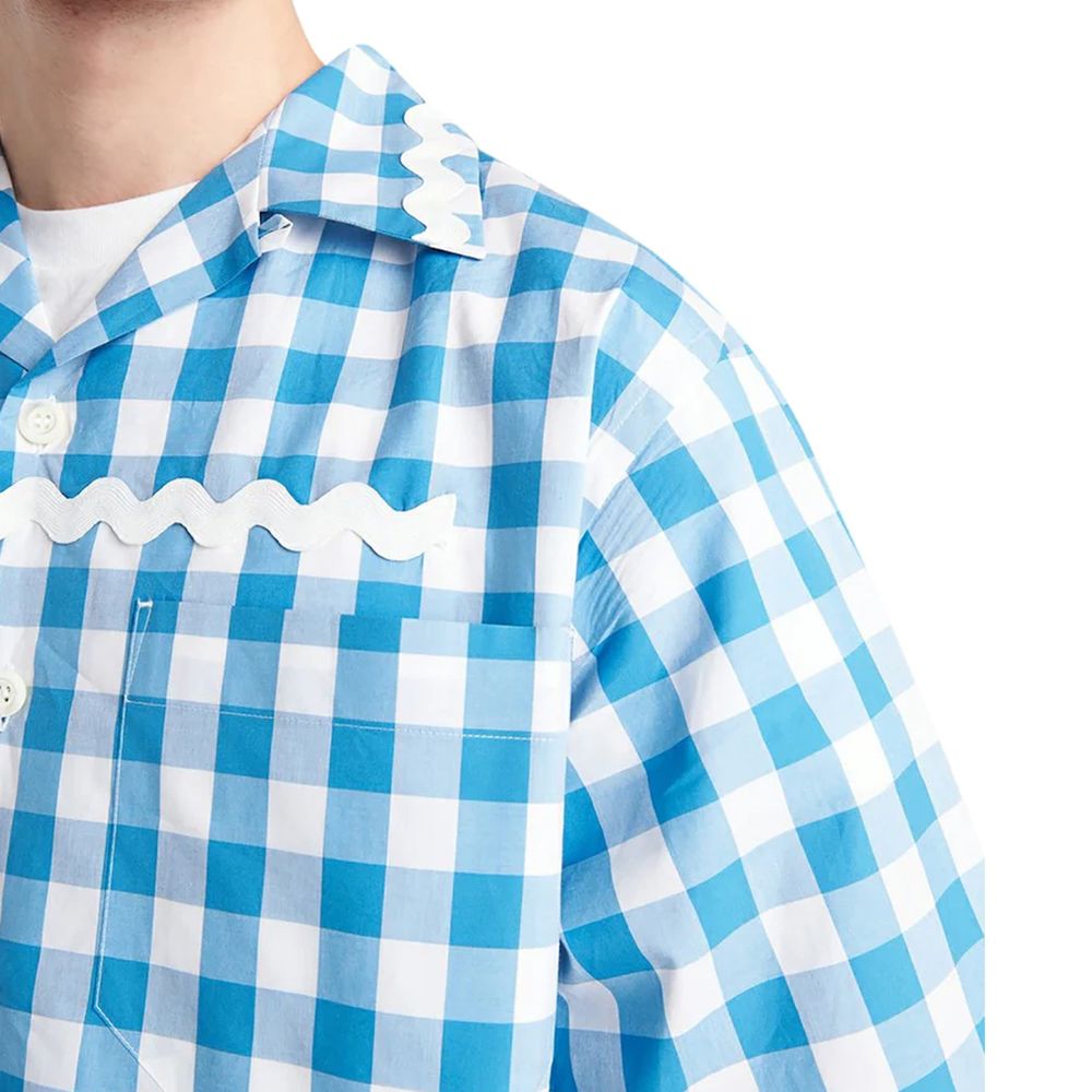 Chemise en coton à carreaux