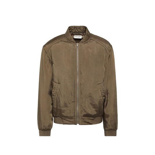 Chaqueta bomber de sarga de peluche