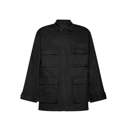 Chaqueta tipo camisa cargo con múltiples bolsillos