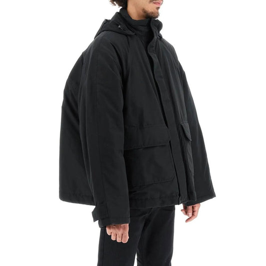 Chaqueta parka de gran tamaño