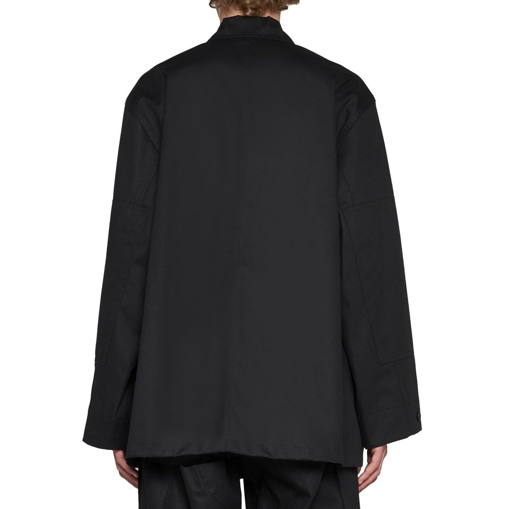 Chaqueta tipo camisa cargo con múltiples bolsillos