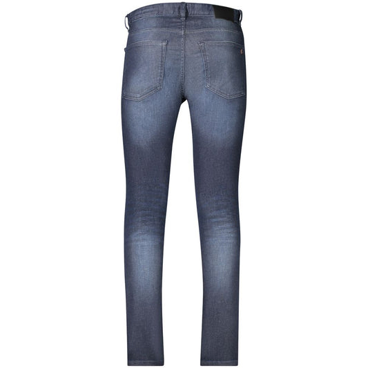 Blue Cotton Men's Slim Fit Jean