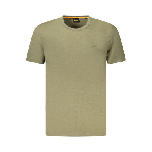 T-shirt homme en coton vert