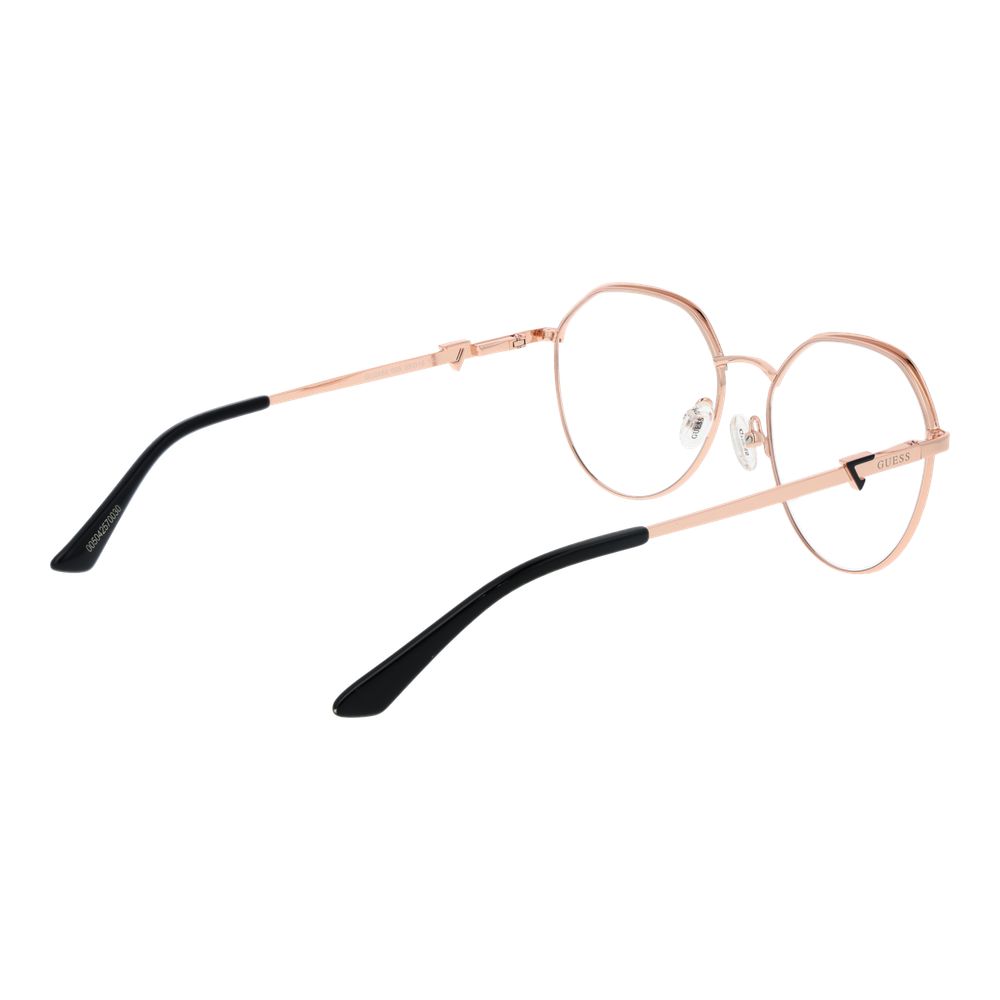 Montures optiques dorées pour femmes