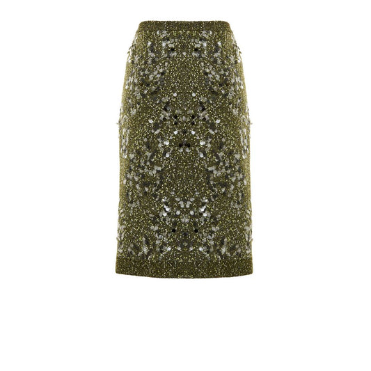 Green Viscose Skirt