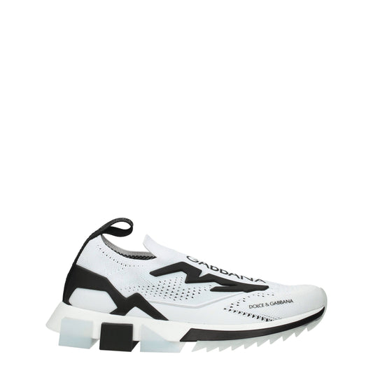 Zapatillas deportivas de tela blanca