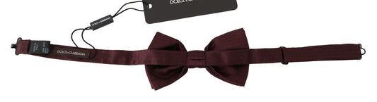 Pajarita de seda con lunares ajustable para el cuello Papillon