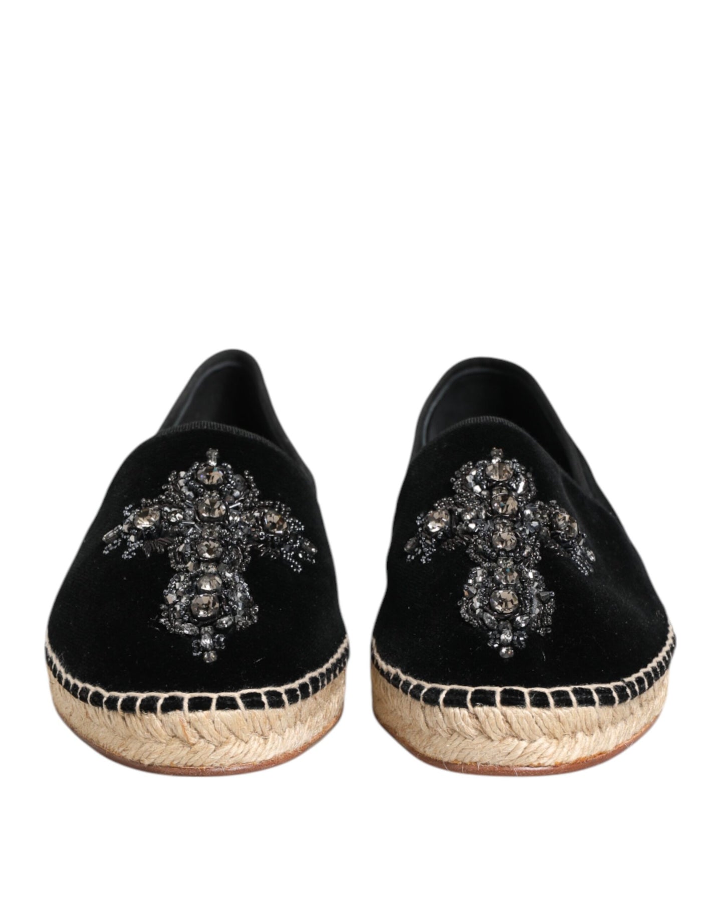 Alpargatas sin cordones con cristales de Black Cross