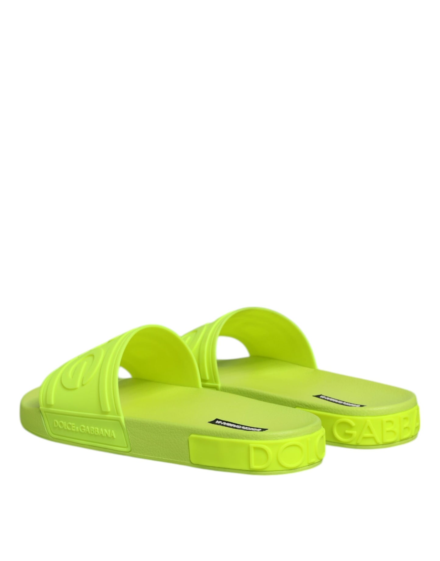 Sandalias de goma verde para playa