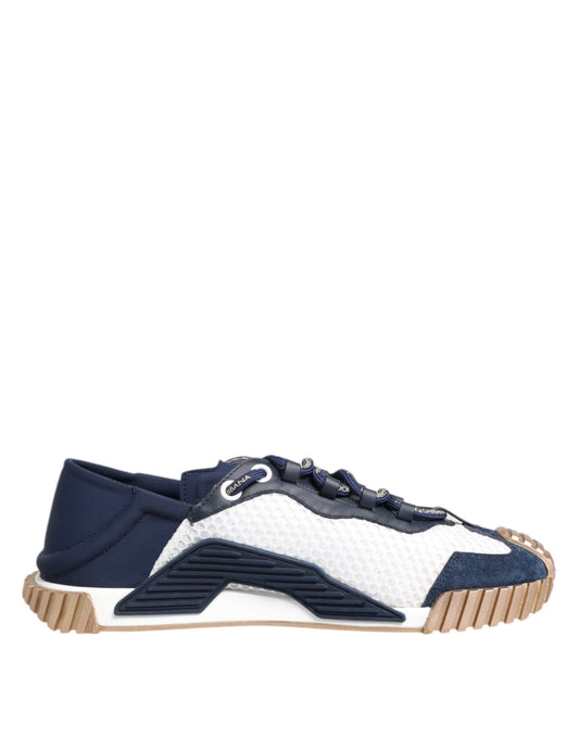Zapatillas deportivas NS1 de caña baja, color azul y blanco para hombre