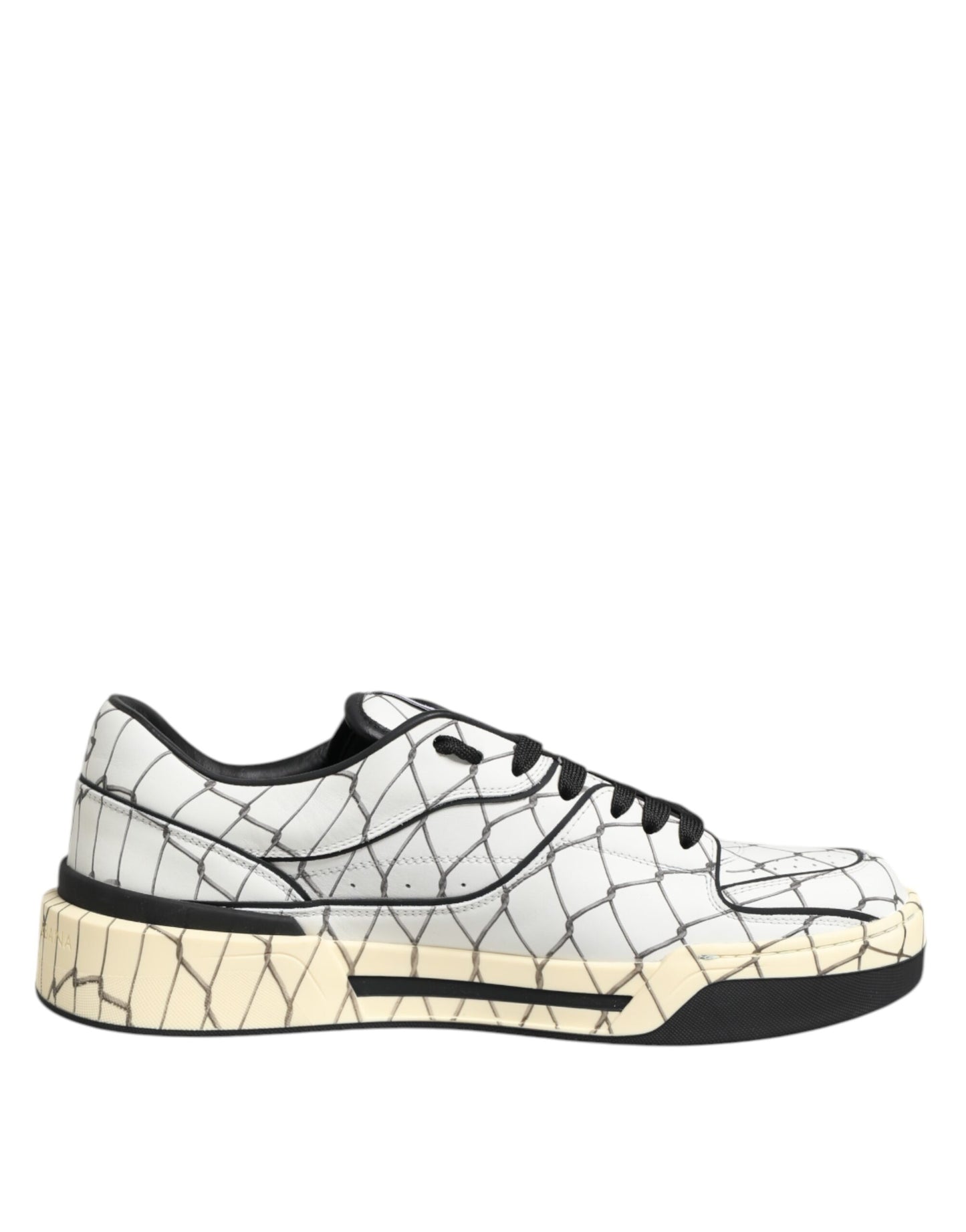 Zapatillas deportivas bajas con estampado de logotipo blanco para hombre