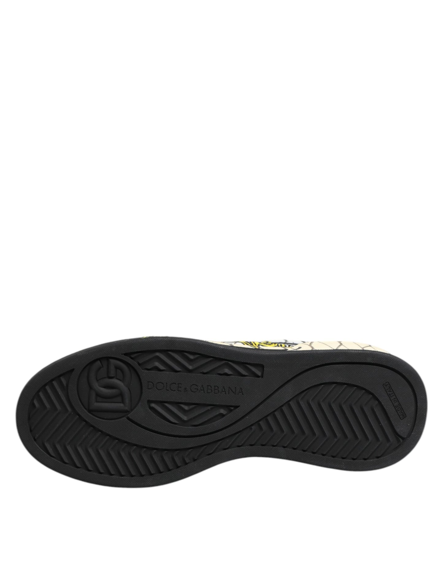 Zapatillas deportivas bajas con estampado de logotipo blanco para hombre